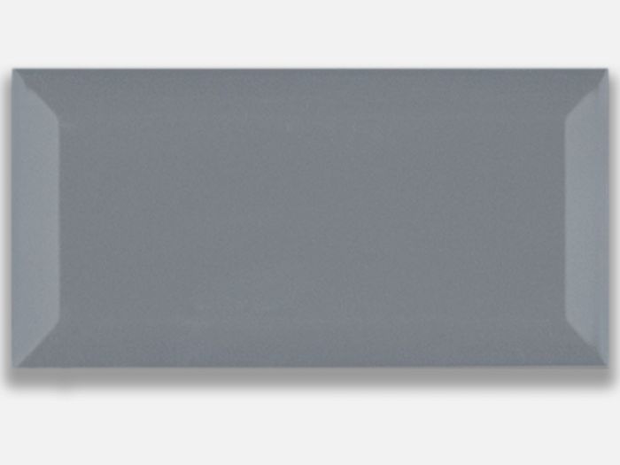 10x20 Grey Bevelled 7mm Glossy