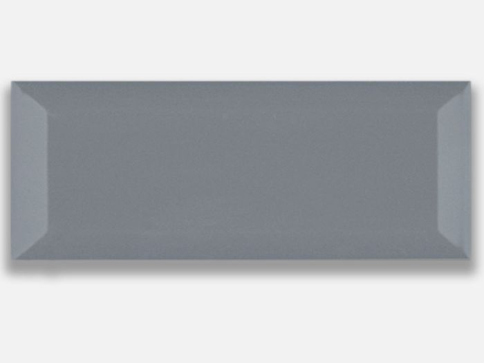 10x30 Grey Bevelled 7mm Glossy