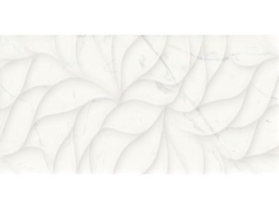30x60 Calacatta Marmi Floral Dekofon 8mm Mat